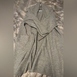 Zara Cozy Gray Knit Cardigan